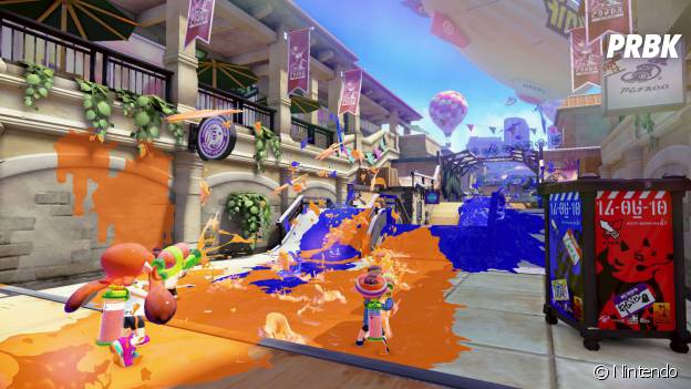 Splatoon est disponible sur wii U depuis le 29 mai 2015
