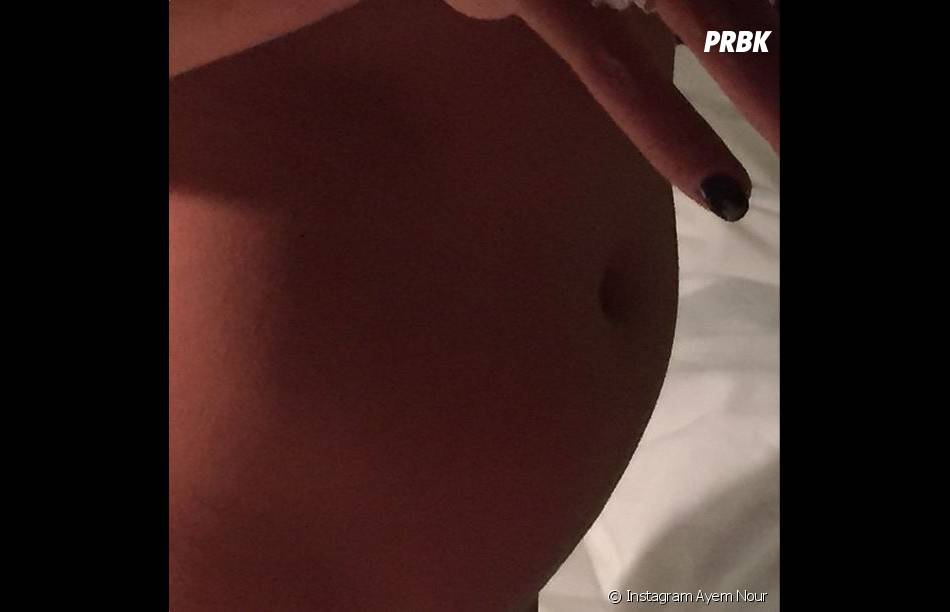 Ayem Nour enceinte ? Photo d&#039;un ventre rond sur Instagram le 8 juin 2015
