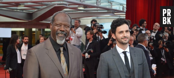 Jean Michel Martial et Raphaël Ferret (Profilage) à la cérémonie d'ouverture du 55ème Festival de télévision de Monte Carlo, le 13 juin 2015