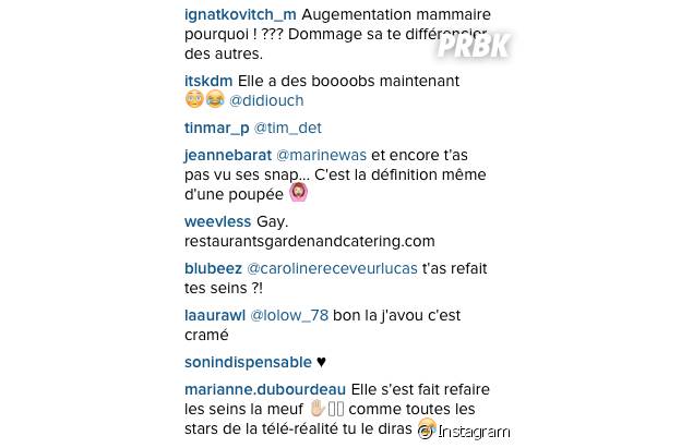 Caroline Receive: her breasts redone by cosmetic surgery?  Fans wonder about Instagram