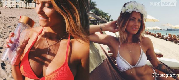 Caroline Receiver: before / after cosmetic surgery?  Fans wonder about Instagram (June 2015 on the left, February 2015 on the right)