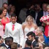 Raphaël Varane et Camille Tytgat : mariage et foule au Touquet, le 20 juin 2015