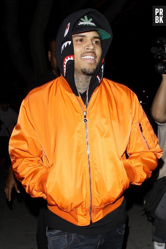 Chris Brown à son arrivée au club Hooray Henry's, le 19 juin 2015 à Los Angeles