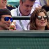Bradley Cooper assiste aux quarts de finale de Wimbledon, le 8 juillet 2015