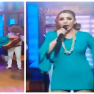 Méga FAIL : cette chanteuse perd sa serviette hygiénique en direct à la télé