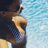 Julie Ricci fait monter la température en bikini, sur Instagram, le 13 juillet 2015