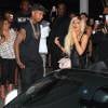 Kylie Jenner découvre la Ferrari offerte par son petit-ami Tyga, le 9 août 2015