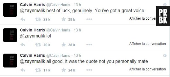 Zayn Malik VS Calvin Harris