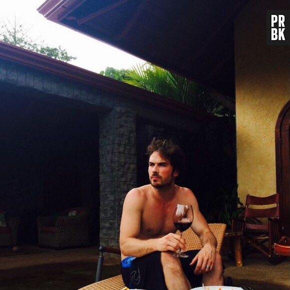 Ian Somerhalder pendant ses vacances au Costa Rica