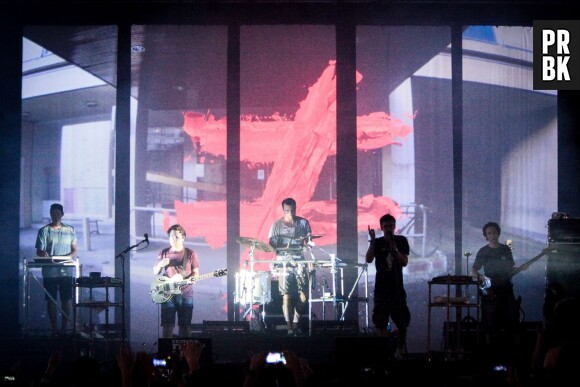 Fauve sur la scène du FNAC Live Festival, le 19 juillet 2014