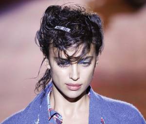Irina Shayk défile à New York pour la Fashion Week en septembre 2015