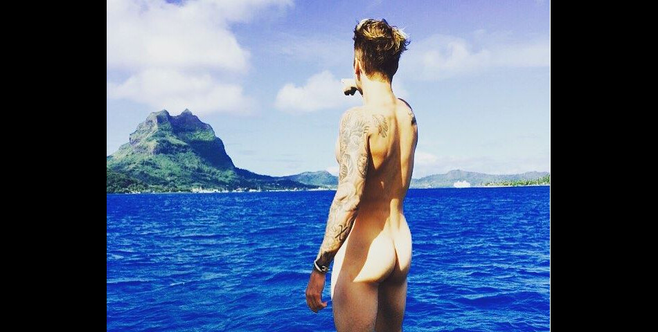 Justin Bieber nu et fesses à l&#039;air sur Instagram, en juillet 2015