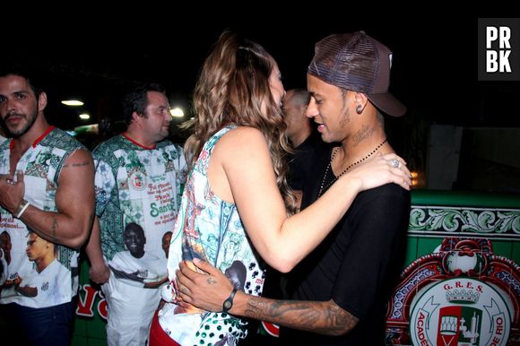 Neymar : retour festif au Brésil à la Grande Rio Samba School à Rio de Janeiro le dimanche 11 octobre 2015