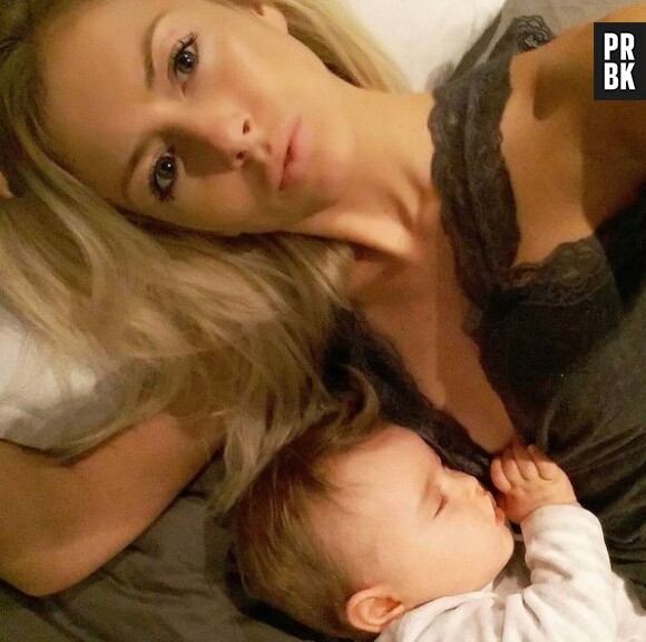 Stéphanie Clerbois complice avec son fils Lyam sur une photo Instagram