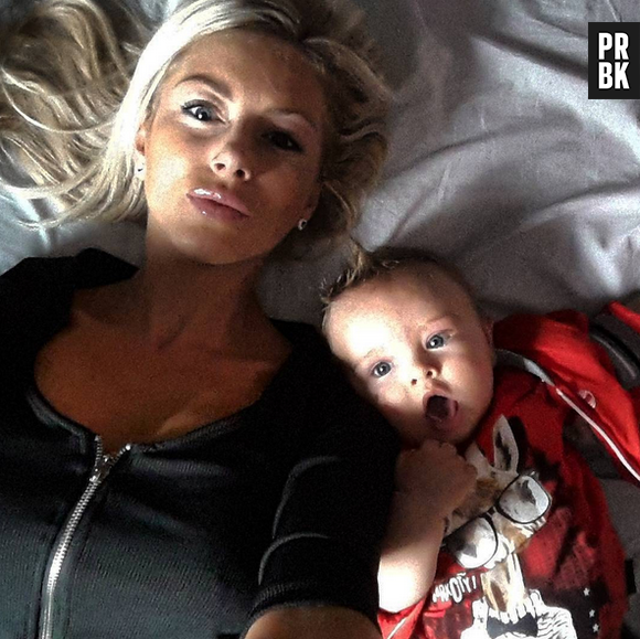 Stéphanie Clerbois maman gaga sur Instagram