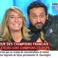 Cyril Hanouna s'invite en direct sur Itélé pour féliciter l'équipe de France de volley