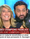 Cyril Hanouna s'invite en direct sur Itélé pour féliciter l'équipe de France de volley