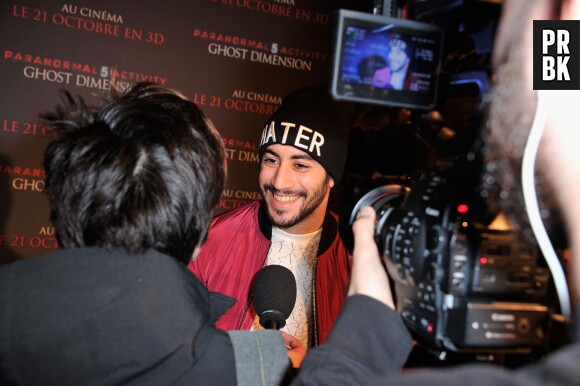 Paranormal Activity 5 : Akim Omiri à l'avant-première du film le 20 octobre 2015 à Paris
