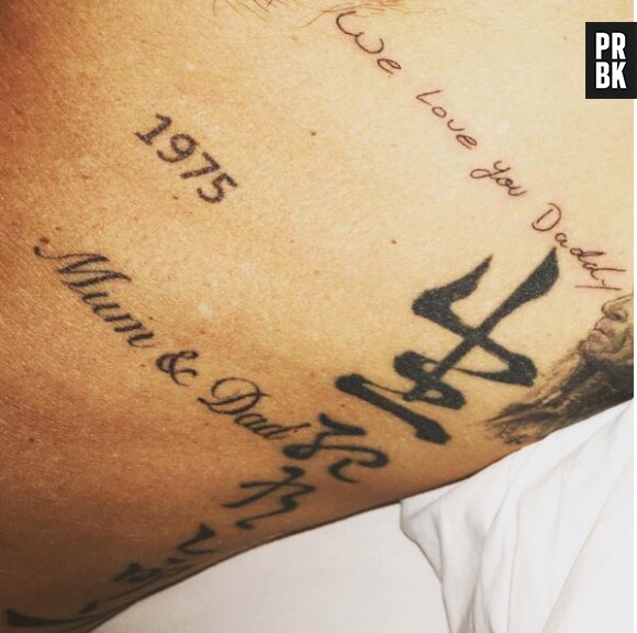 David Beckham : une photo Instagram de son tatouage... dessinée par ses fils