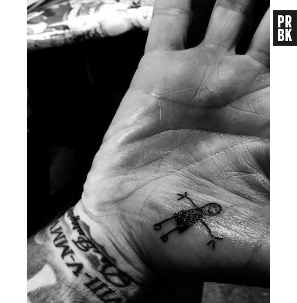 David Beckham : une photo Instagram de son tatouage... dessinée par sa fille Harper