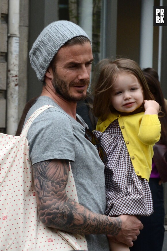 David Beckham s'est fait tatouer un dessin de sa fille