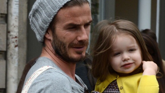David Beckham : son dernier tatouage ? Un dessin de sa fille Harper, 4 ans
