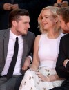 Jennifer Lawrence, Josh Hutcherson et Liam Hemsworth présentent Hunger Games - La Révolte, Partie 2 et laissent leurs empreintes aux TCL Chinese Theatre (Los Angeles) le 31 octobre 2015