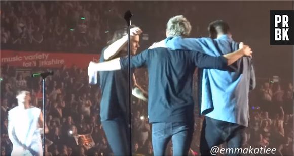 One Direction : câlin et joli discours pour le final de la tournée On The Road à Sheffield en Angleterre, le 31 octobre 2015