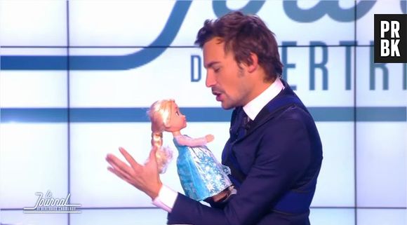 Bertrand Chameroy en Reine des Neiges : parodie foireuse dans Le Journal de Bertrand Chameroy sur D8, le 3 décembre 2015