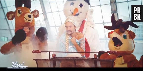 Bertrand Chameroy en Reine des Neiges : parodie foireuse dans Le Journal de Bertrand Chameroy sur D8, le 3 décembre 2015
