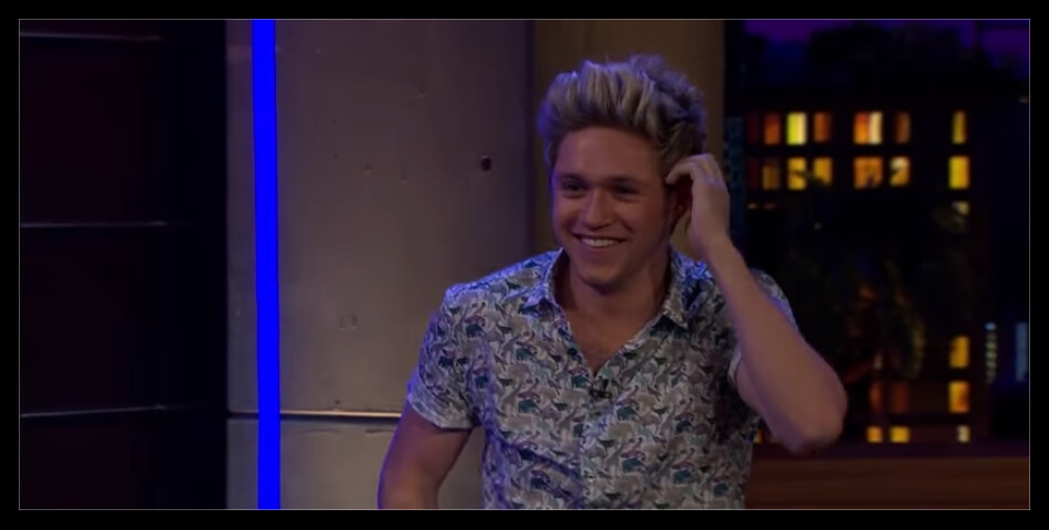Niall Horan en stress dans l&#039;émission The Late Late Show with James Corden