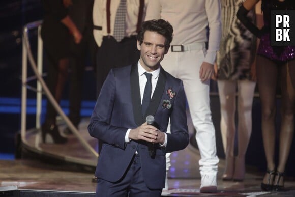 Mika à la soirée du Téléthon sur France 2 le 5 décembre 2015