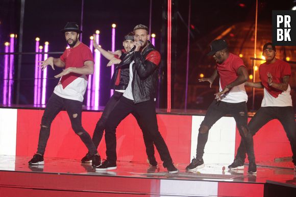 M. Pokora à la soirée du Téléthon sur France 2 le 5 décembre 2015