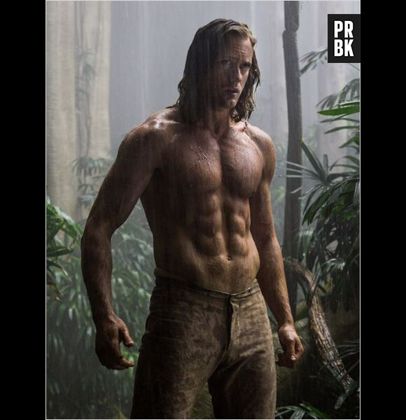 Alexander Skarsgard torse-nu dans Tarzan