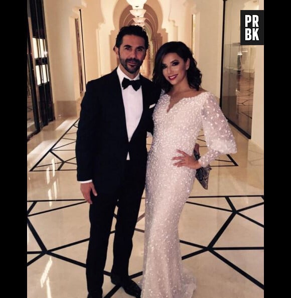 Eva Longoria et son fiancé Jose Antonio Baston, le 12 décembre 2015