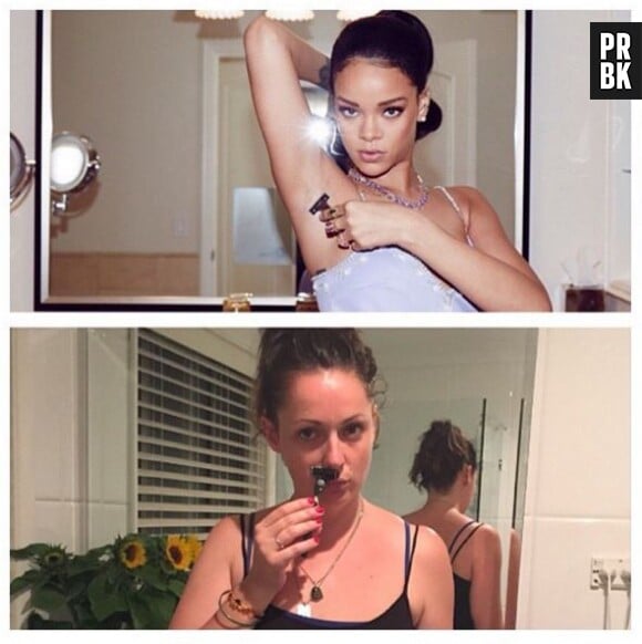 Celeste Barber parodie les photos ridicules de Rihanna