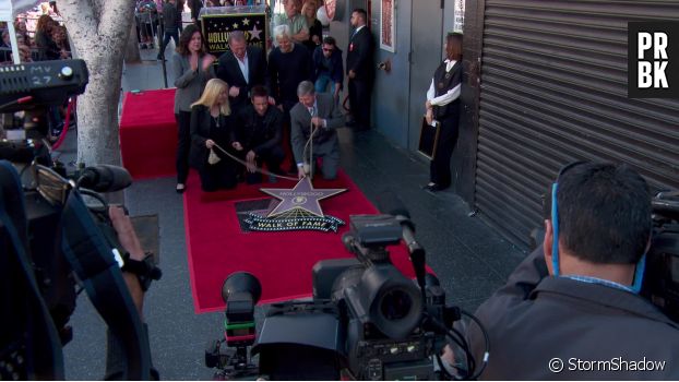 David Duchovny reçoit son étoile sur le Walk of Fame en janvier 2016