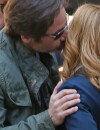 X-Files : David Duchovny et Gillian Anderson sur le tournage de la saison 10