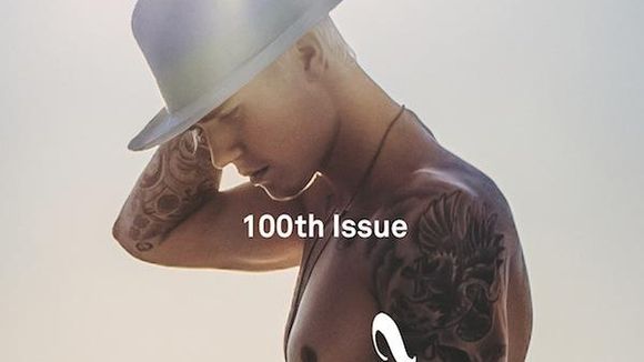 Justin Bieber nu en couverture du magazine Clash
