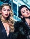 Kendall Jenner, Gigi Hadid, Jourdan Dunn égéries sexy de la collection Balmain x H&amp;M créée par Olivier Rousteing, en boutiques le 5 novembre 2015