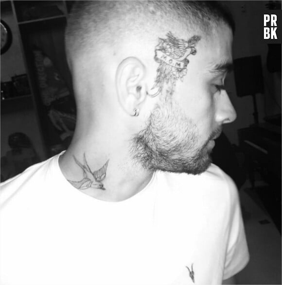 Zayn Malik : son nouveau tatouage sur le visage dévoilé le 11 mars 2016 sur Instagram