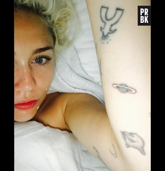 Miley Cyrus et son nouveau tatouage sur Instagram