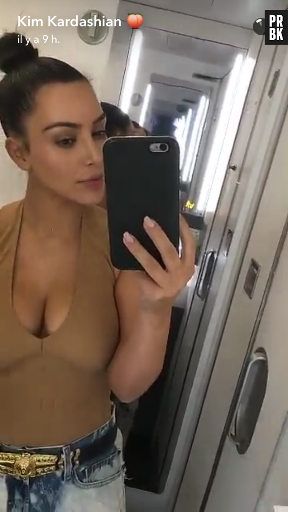 Kim Kardashian révèle sa peur d'être encore enceinte sur Snapchat.