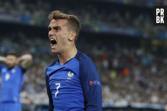 Antoine Griezmann lors de la demi-finale Allemagne-France le 7 juillet 2016