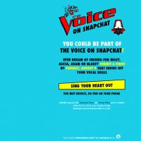 The Voice : le télé-crochet bientôt sur... Snapchat !