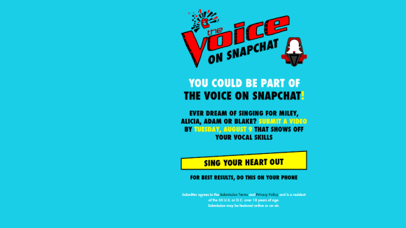 The Voice : le télé-crochet bientôt sur... Snapchat !