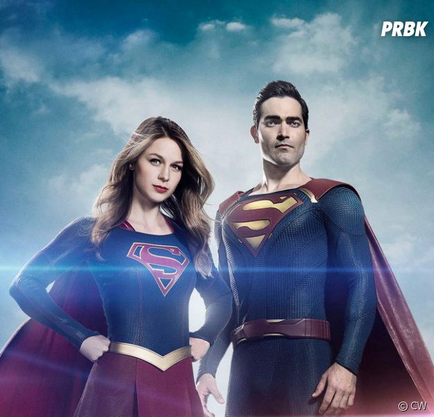 Tyler Hoechlin en costume de Superman sur la première image de la saison 2 de Supergirl avec Melissa Benoist