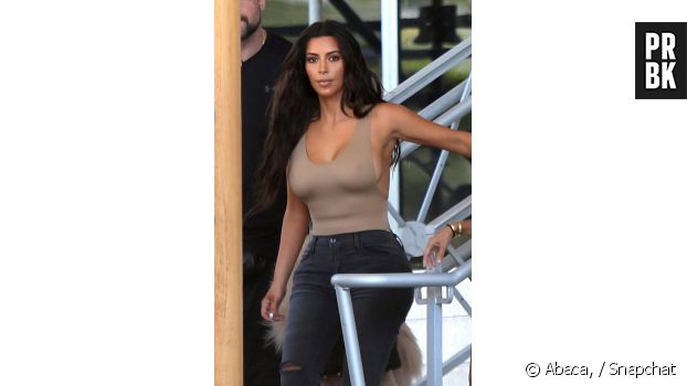 Kim Kardashian nue sur Snapchat : elle a montré de faux abdos !