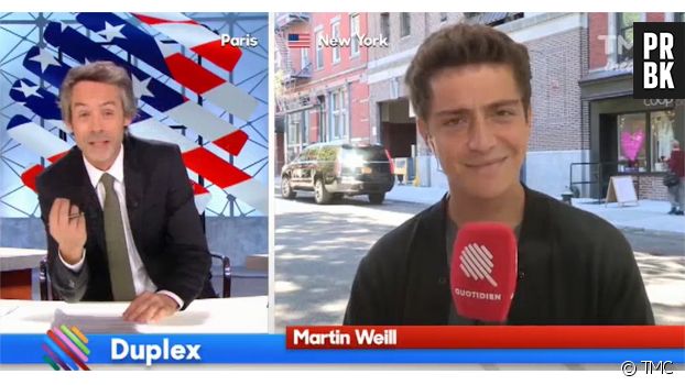 Martin Weill : Yann Barthès se moque de sa prise de poids dans Quotidien le 11 octobre 2016 sur TMC
