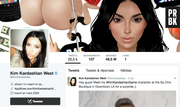 Kim Kardashian a encore supprimé un compte
